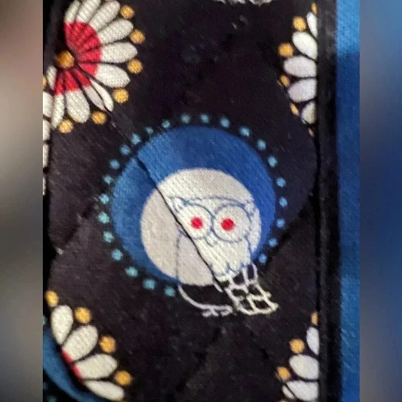 RETIRED: Vera Bradley | Night Owl pattern, trifold wallet - Picture 2 of 15